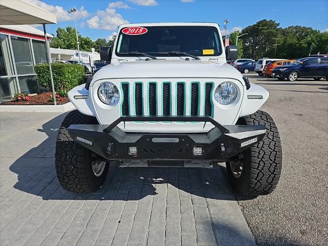used 2018 Jeep Wrangler Unlimited car, priced at $20,999