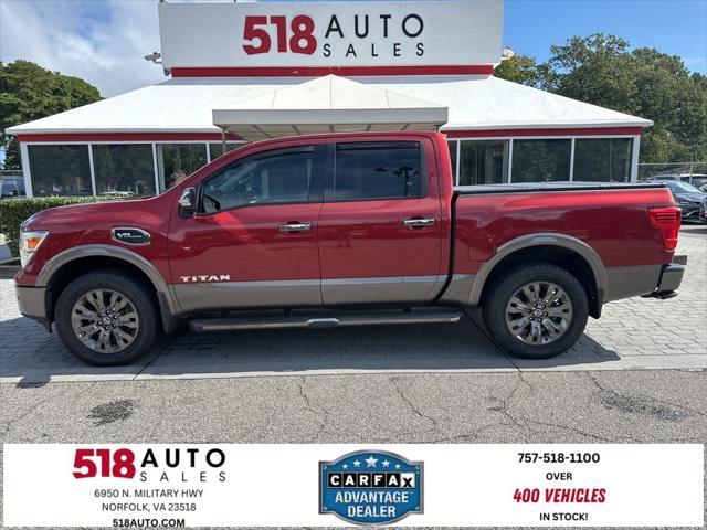 used 2017 Nissan Titan car, priced at $21,999