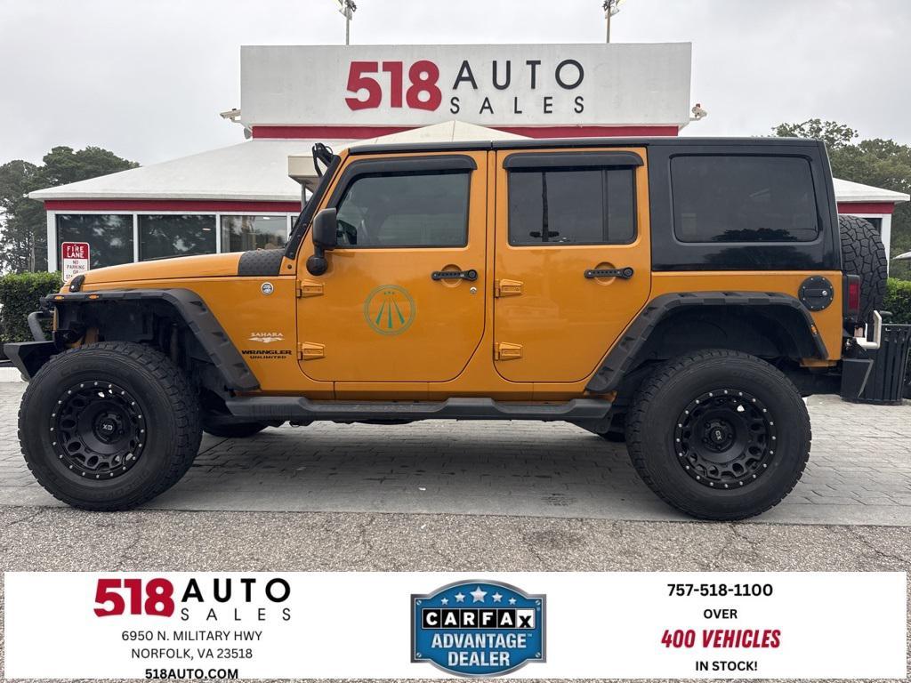 used 2014 Jeep Wrangler Unlimited car, priced at $17,999
