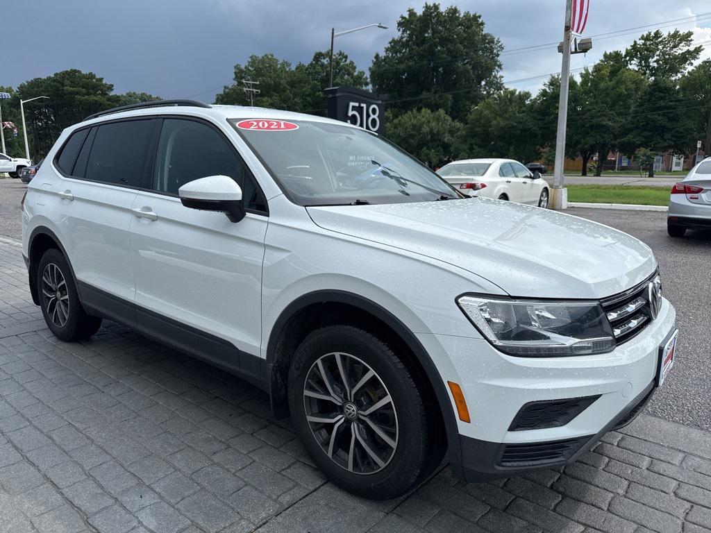 used 2021 Volkswagen Tiguan car, priced at $17,999