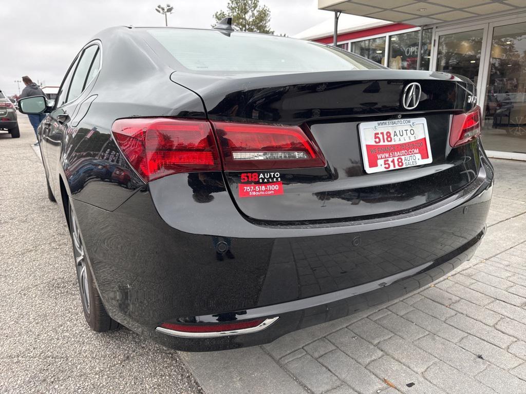 used 2015 Acura TLX car, priced at $17,500