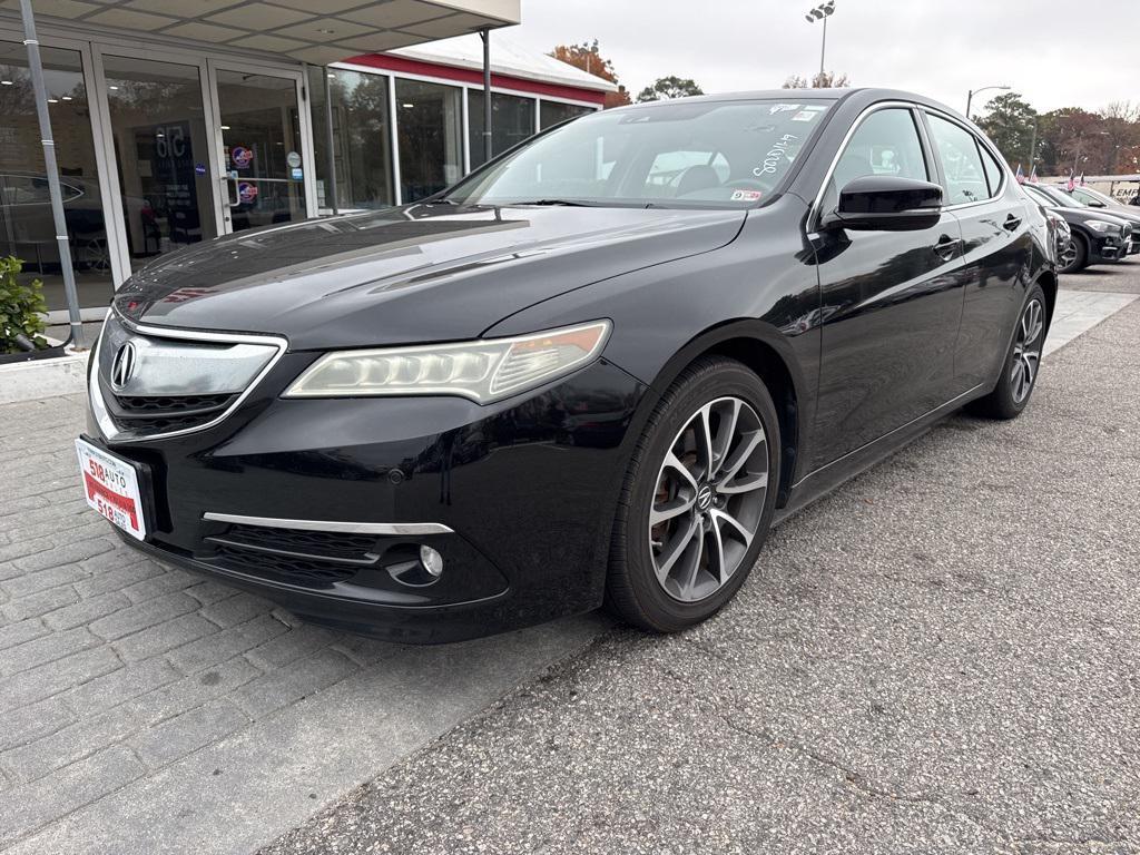 used 2015 Acura TLX car, priced at $17,500