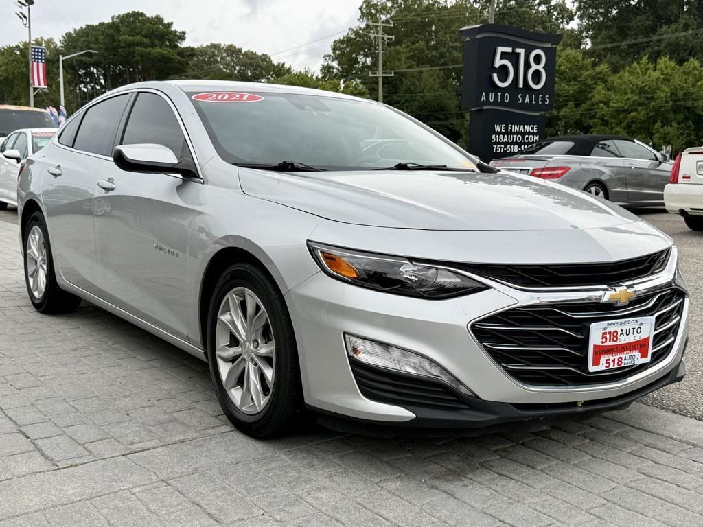 used 2021 Chevrolet Malibu car, priced at $12,500