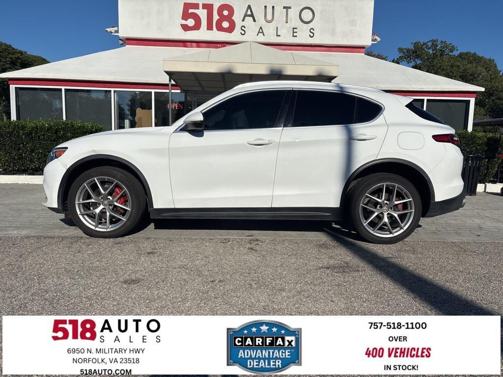 used 2018 Alfa Romeo Stelvio car, priced at $15,999