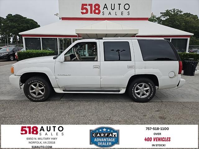 used 1999 Cadillac Escalade car, priced at $4,500