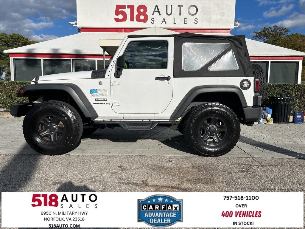 used 2017 Jeep Wrangler car, priced at $12,999