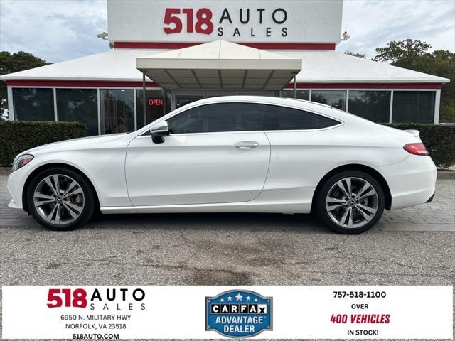 used 2018 Mercedes-Benz C-Class car, priced at $22,999