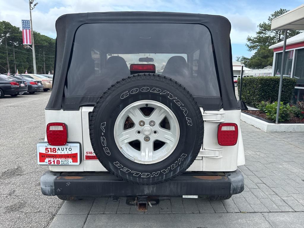 used 2002 Jeep Wrangler car, priced at $8,999