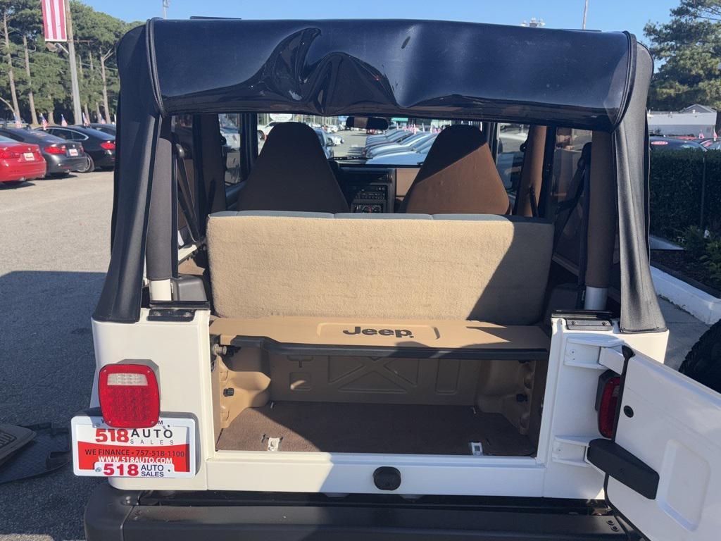 used 2002 Jeep Wrangler car, priced at $8,599