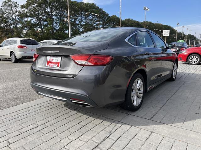 used 2015 Chrysler 200 car, priced at $7,999