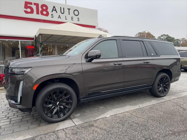 used 2021 Cadillac Escalade ESV car, priced at $68,999