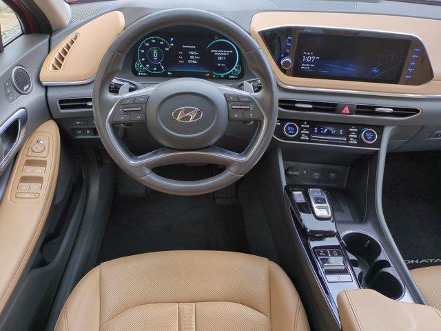 used 2021 Hyundai Sonata Hybrid car, priced at $23,550