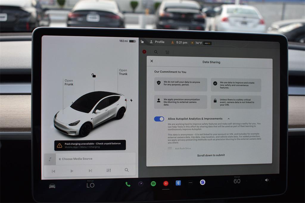 used 2021 Tesla Model Y car, priced at $25,990
