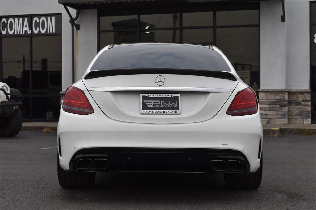 used 2019 Mercedes-Benz AMG C 63 car, priced at $49,990