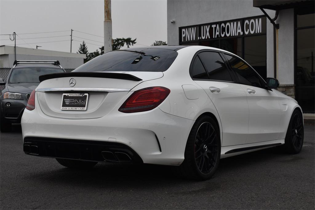 used 2019 Mercedes-Benz AMG C 63 car, priced at $49,990