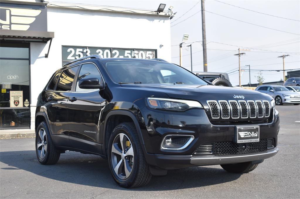 used 2021 Jeep Cherokee car, priced at $17,990