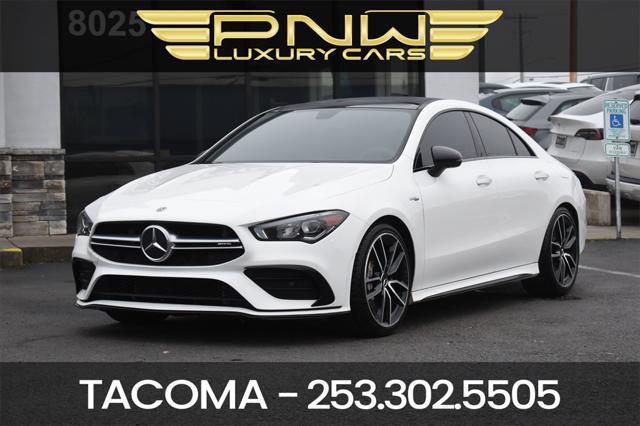 used 2020 Mercedes-Benz AMG CLA 35 car, priced at $29,980