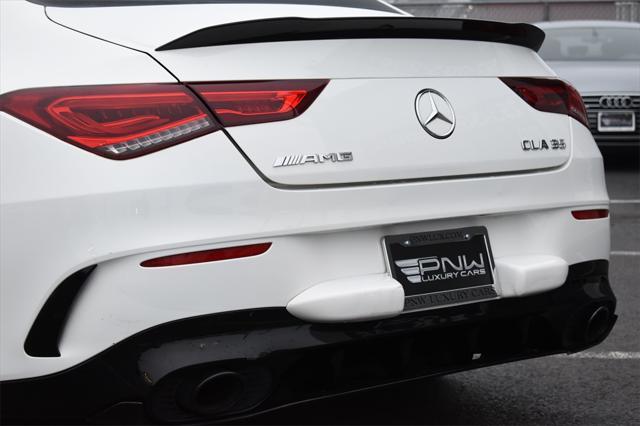 used 2020 Mercedes-Benz AMG CLA 35 car, priced at $29,980