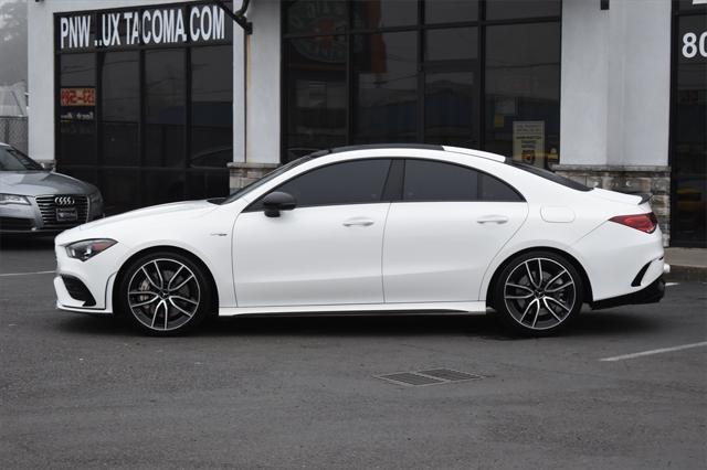 used 2020 Mercedes-Benz AMG CLA 35 car, priced at $29,980