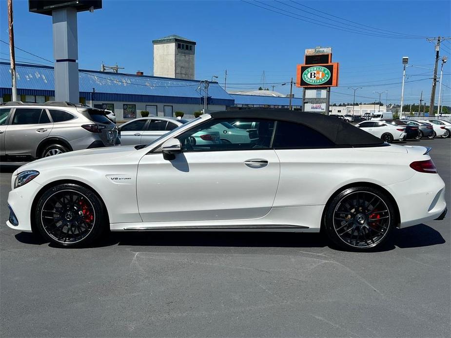 used 2018 Mercedes-Benz AMG C 63 car, priced at $49,980