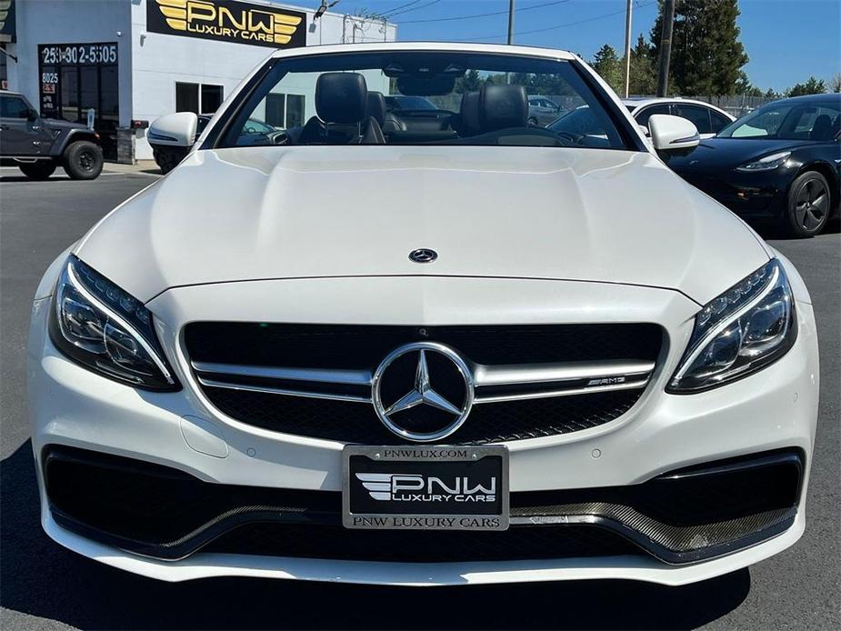 used 2018 Mercedes-Benz AMG C 63 car, priced at $49,980