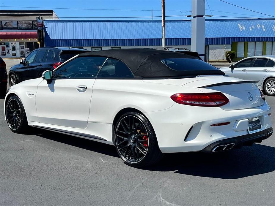 used 2018 Mercedes-Benz AMG C 63 car, priced at $49,980