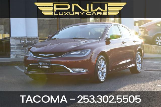 used 2015 Chrysler 200 car, priced at $11,980