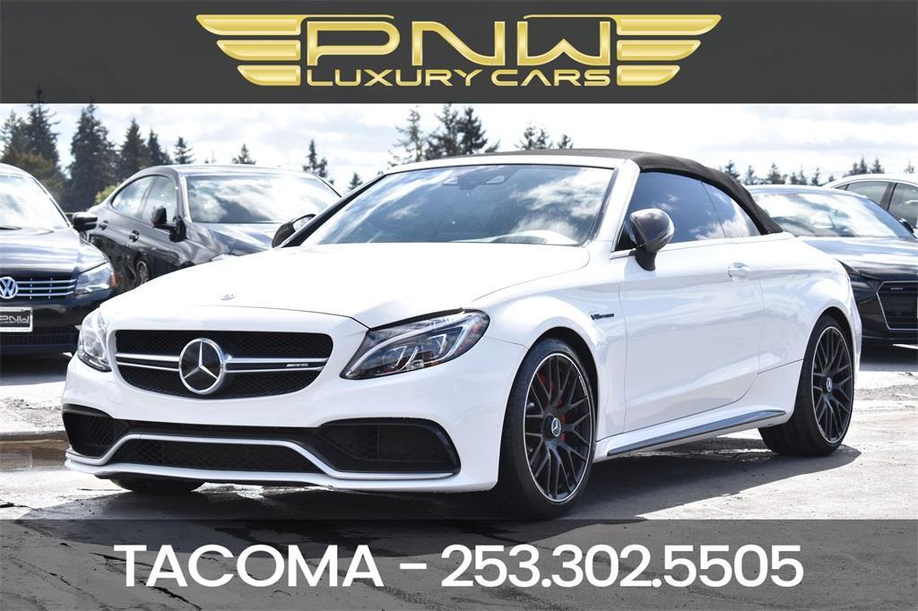 used 2018 Mercedes-Benz AMG C 63 car, priced at $45,980
