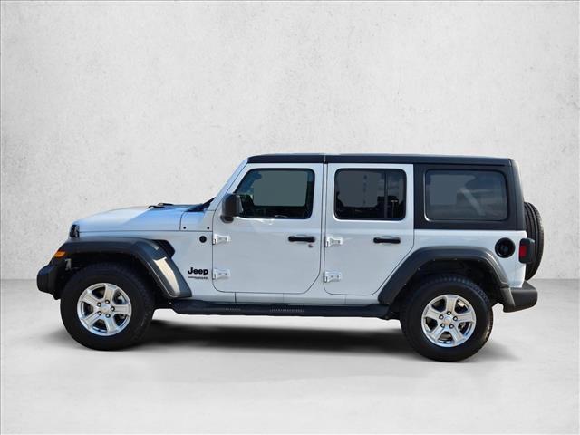 used 2022 Jeep Wrangler Unlimited car, priced at $28,491