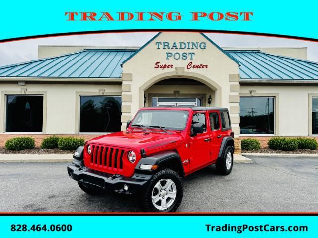 used 2020 Jeep Wrangler Unlimited car, priced at $22,550