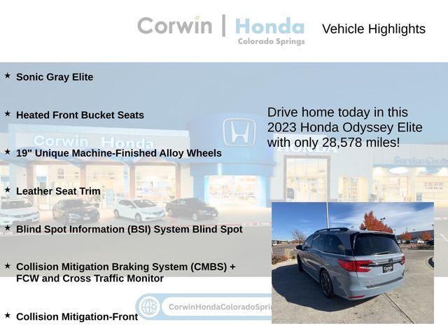 used 2023 Honda Odyssey car, priced at $41,500