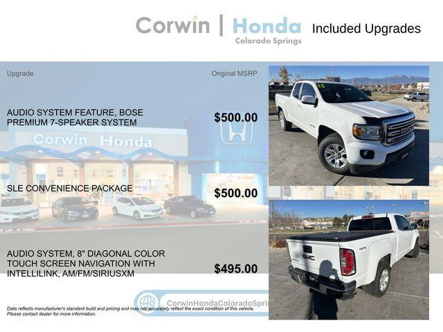 used 2015 GMC Canyon car, priced at $20,500