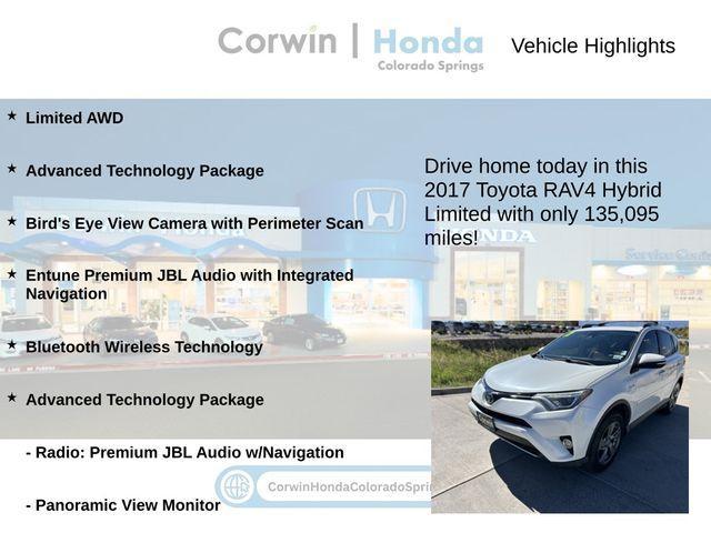 used 2017 Toyota RAV4 Hybrid car, priced at $17,000
