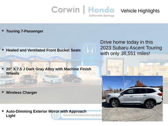 used 2023 Subaru Ascent car, priced at $32,500