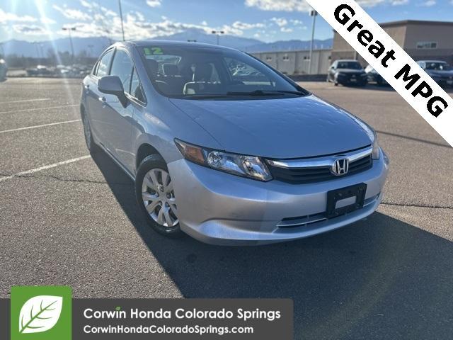 used 2012 Honda Civic car, priced at $7,300