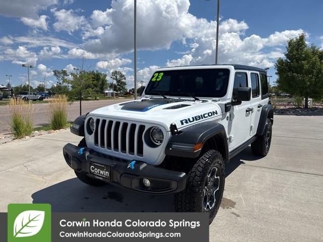 used 2023 Jeep Wrangler 4xe car, priced at $32,000