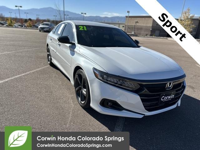 used 2021 Honda Accord car, priced at $23,800