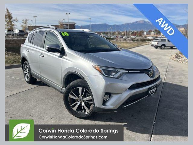 used 2018 Toyota RAV4 car, priced at $21,000