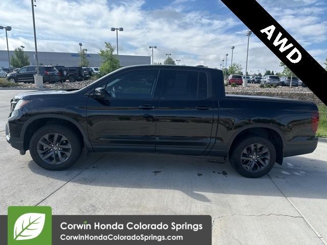 used 2022 Honda Ridgeline car, priced at $31,500
