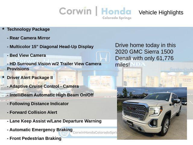 used 2020 GMC Sierra 1500 car, priced at $43,400