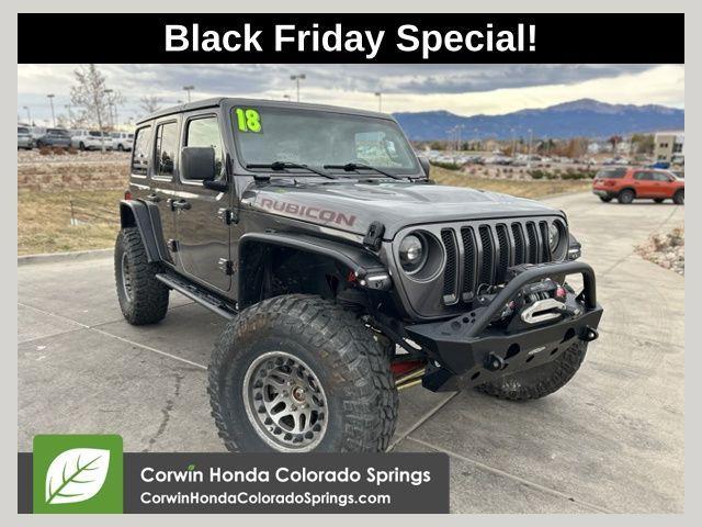 used 2018 Jeep Wrangler Unlimited car, priced at $26,000