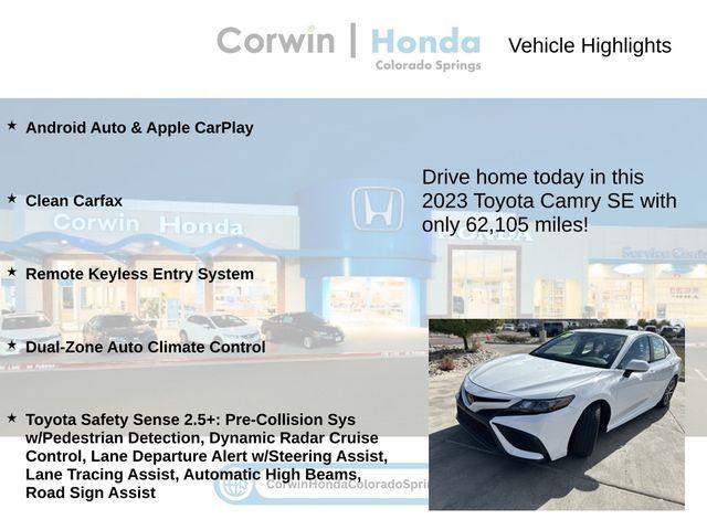 used 2023 Toyota Camry car, priced at $22,900