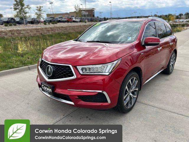 used 2019 Acura MDX Sport Hybrid car, priced at $25,000