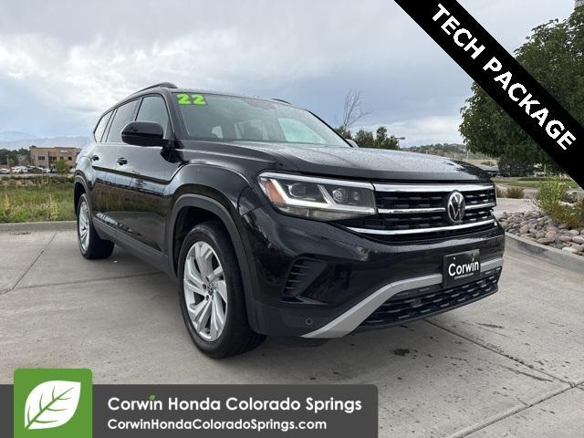 used 2022 Volkswagen Atlas car, priced at $25,500