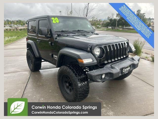 used 2020 Jeep Wrangler car, priced at $20,500