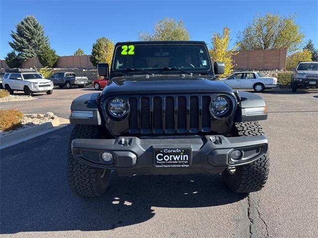 used 2022 Jeep Wrangler Unlimited car, priced at $38,400