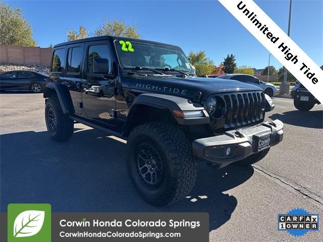 used 2022 Jeep Wrangler Unlimited car, priced at $38,400