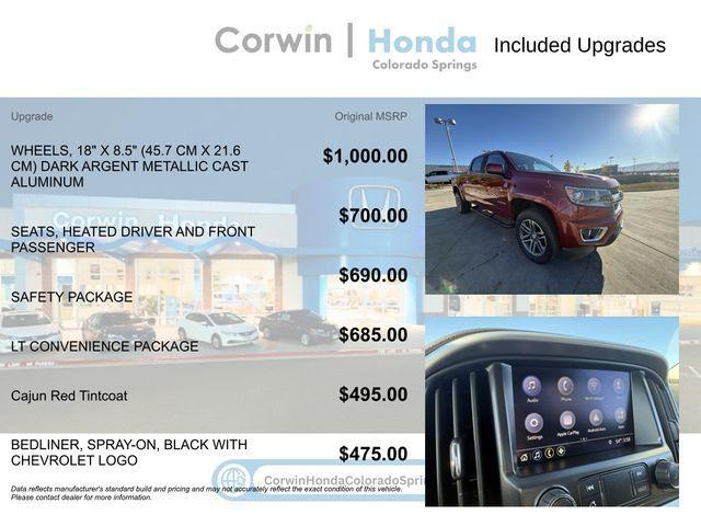 used 2020 Chevrolet Colorado car, priced at $27,500