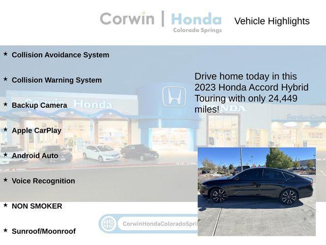 used 2023 Honda Accord Hybrid car, priced at $31,000