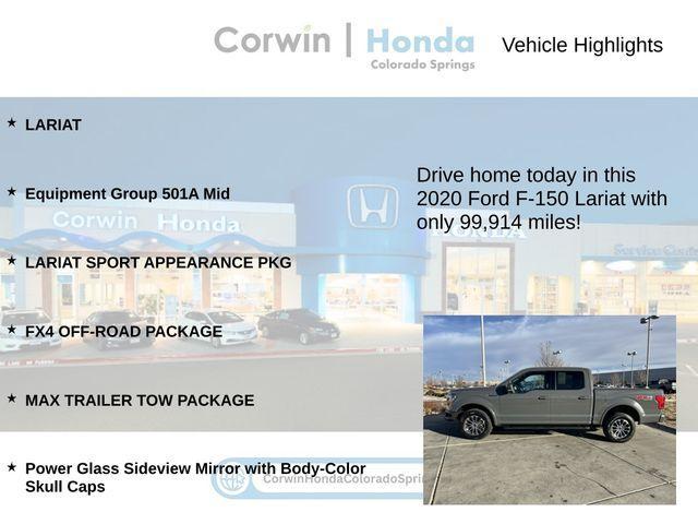 used 2020 Ford F-150 car, priced at $29,900